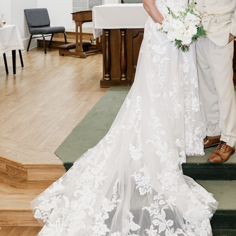Elegant Lillian West Wedding Dress     Style# 66163